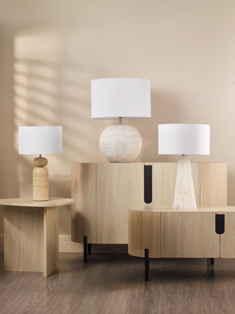 Dar Lighting Soyala Table Lamp Brown Base Only • SOY4229