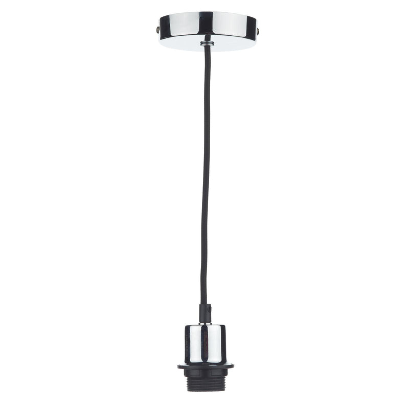 Dar Lighting SP62 1 Light E27 Suspension Polished Chrome • SP62