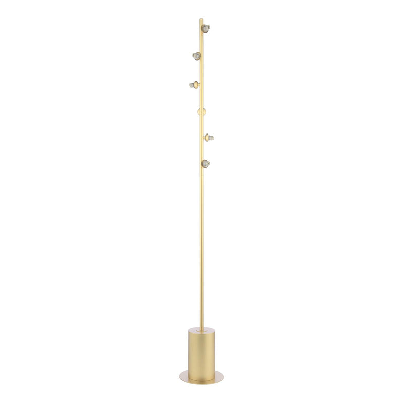 Dar Lighting Spiral 6 Light Floor Lamp Matt Gold Base Only • SPI4935-F