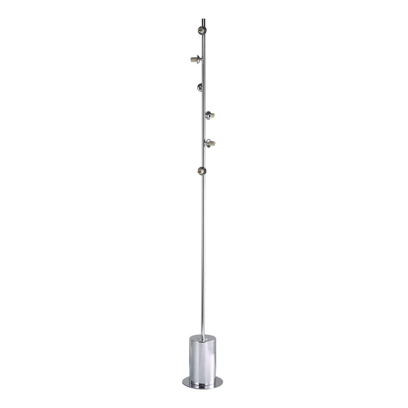 Dar Lighting Spiral 6 Light Floor Lamp Polished Chrome Fitting Only • SPI4950-F