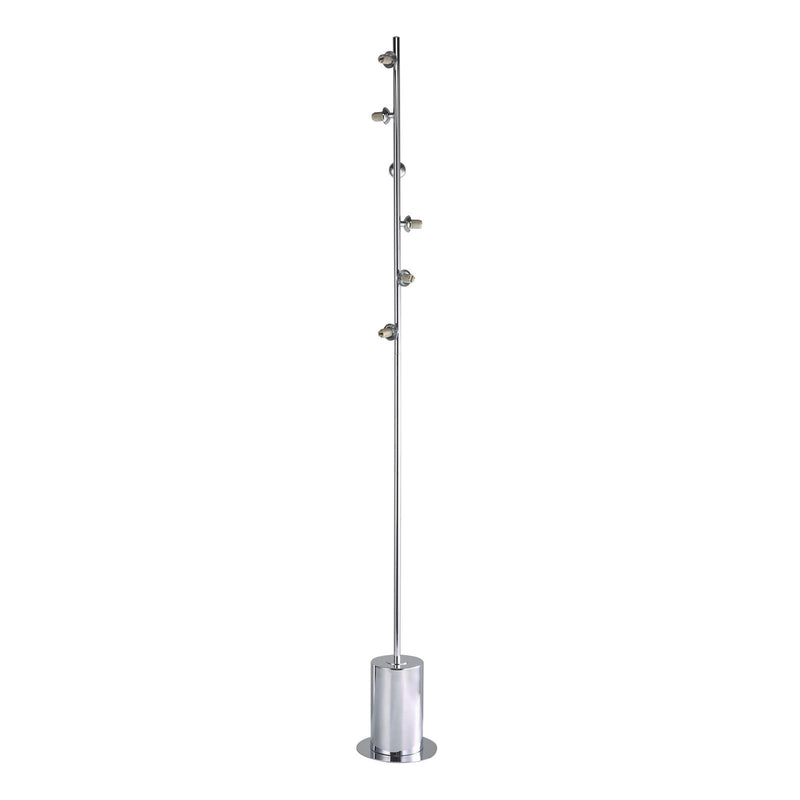 Dar Lighting Spiral 6 Light Floor Lamp Polished Chrome Fitting Only • SPI4950-F
