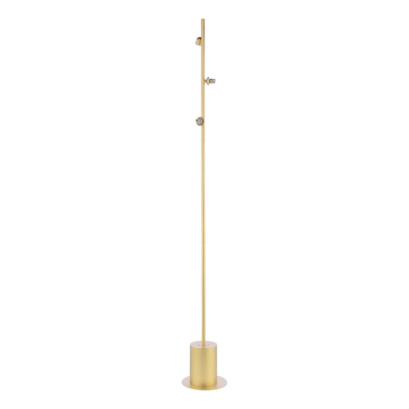 Dar Lighting Spiral 3 Light Floor Lamp Matt Gold Base Only • SPI5535-F