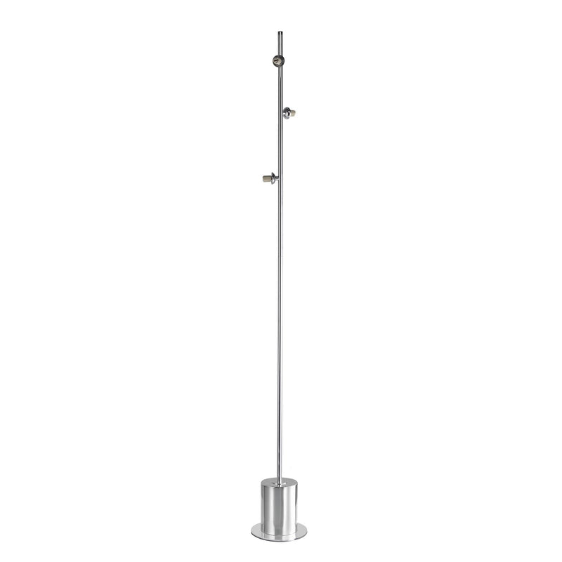 Dar Lighting Spiral 3 Light Floor Lamp Polished Chrome Base Only • SPI5550-F
