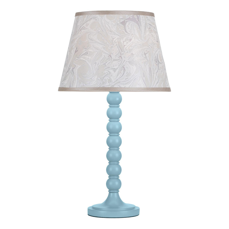 Dar Lighting Spool Table Lamp Blue Base Only • SPO4223