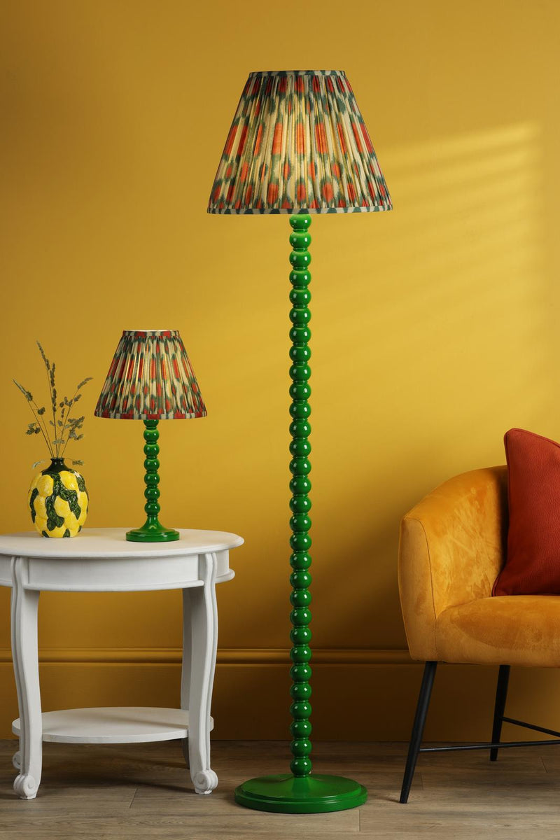 Dar Lighting Spool Floor Lamp Gloss Green Base Only • SPO4924