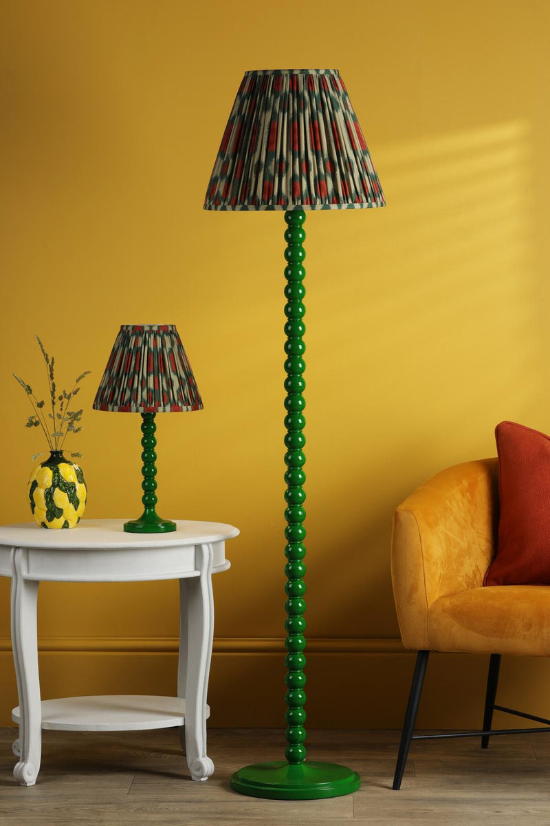Dar Lighting Spool Floor Lamp Gloss Green Base Only • SPO4924
