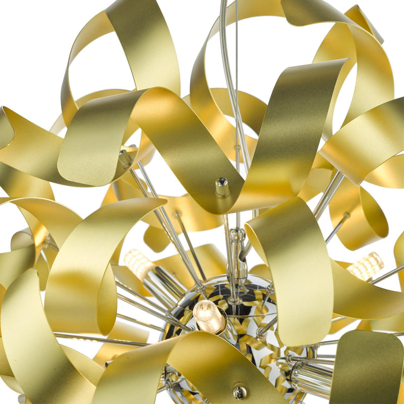 Dar Lighting Swash Pack Of 20 Ribbons For SWA1350-SP - Gold • SWA1935