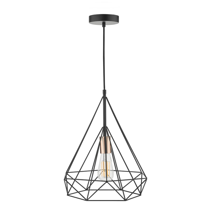 Dar Lighting Sword Pendant Black and Copper • SWO0122