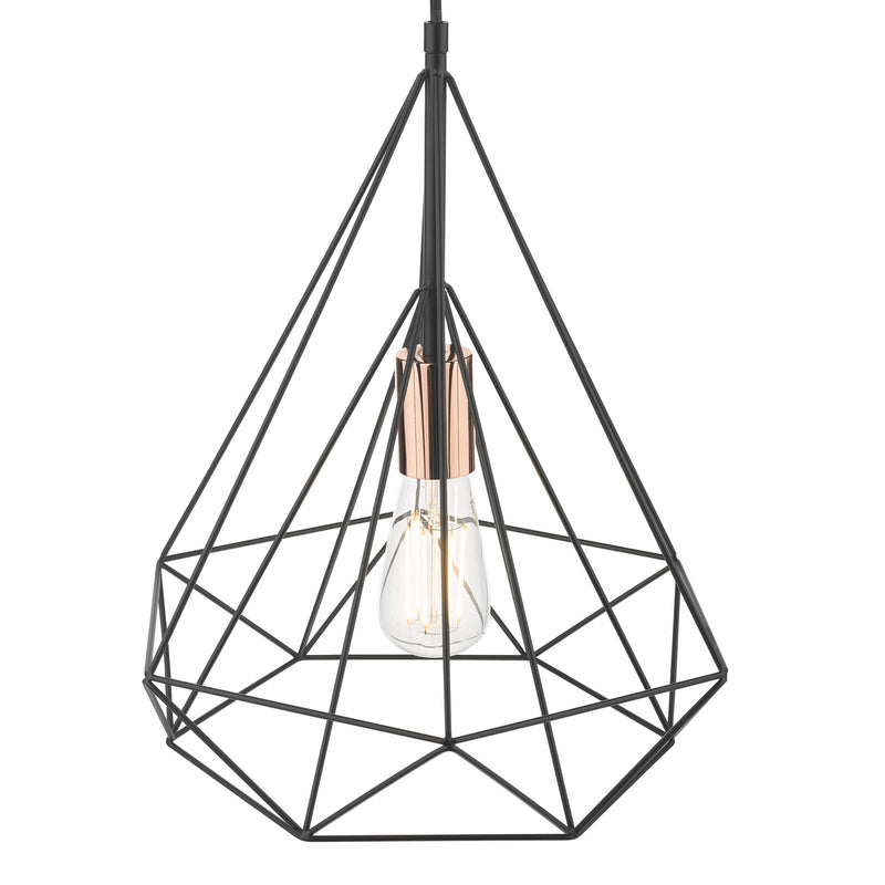Dar Lighting Sword Pendant Black and Copper • SWO0122