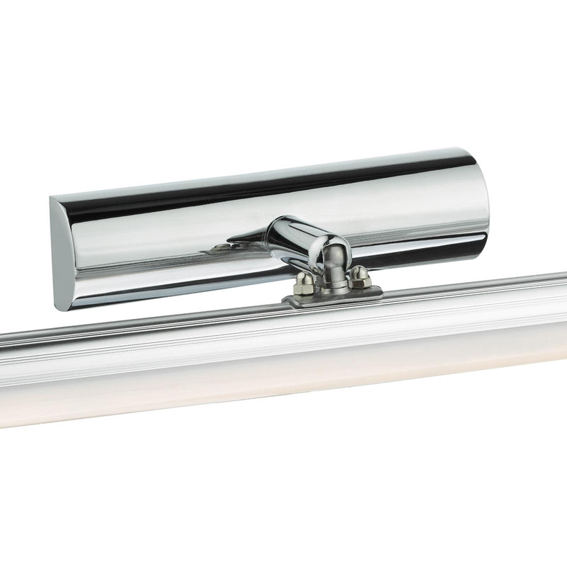 Dar Lighting Sydney Small Bathroom Wall Light Polished Chrome IP44 LED • SYD6650