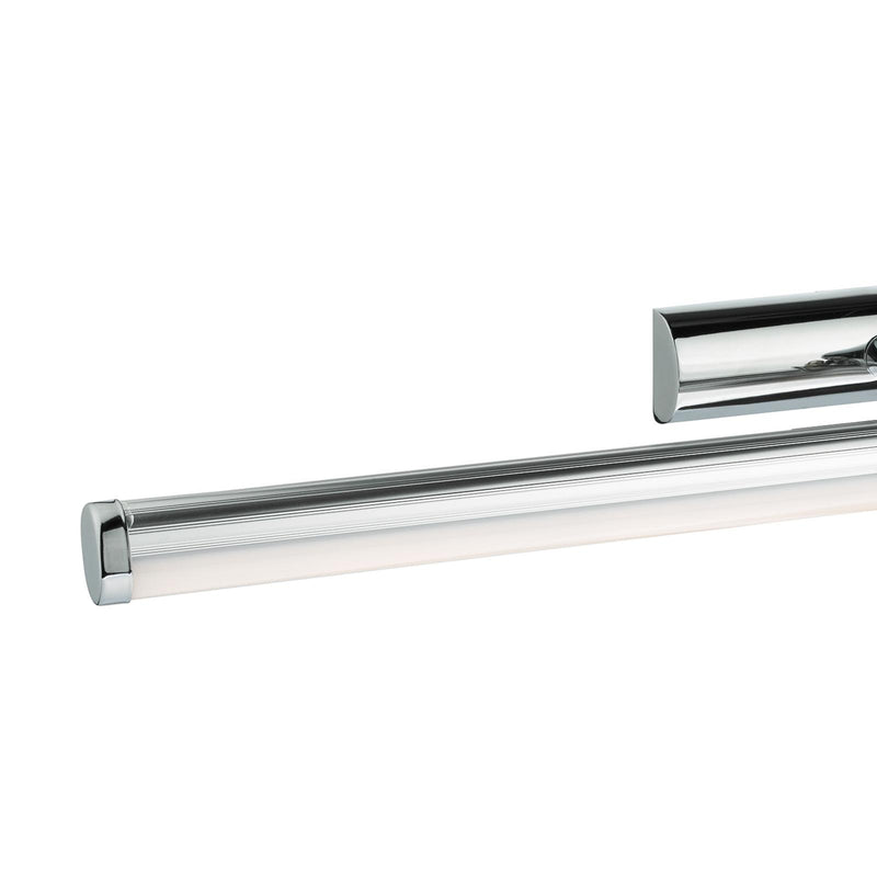 Dar Lighting Sydney Large Bathroom Wall Light Polished Chrome IP44 LED • SYD6950