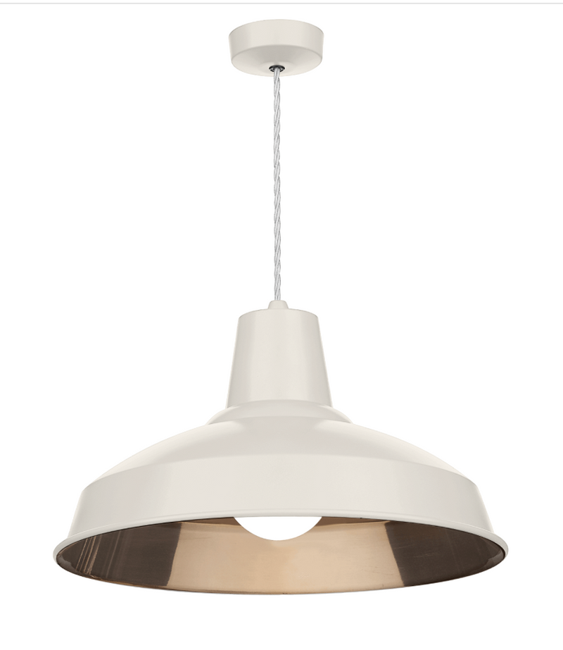 David Hunt Lighting Reclamation 1 Light Coconut/Copper Pendant • REC0199