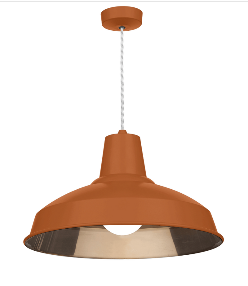 David Hunt Lighting Reclamation 1 Light Marmalade/Copper Pendant • REC0199