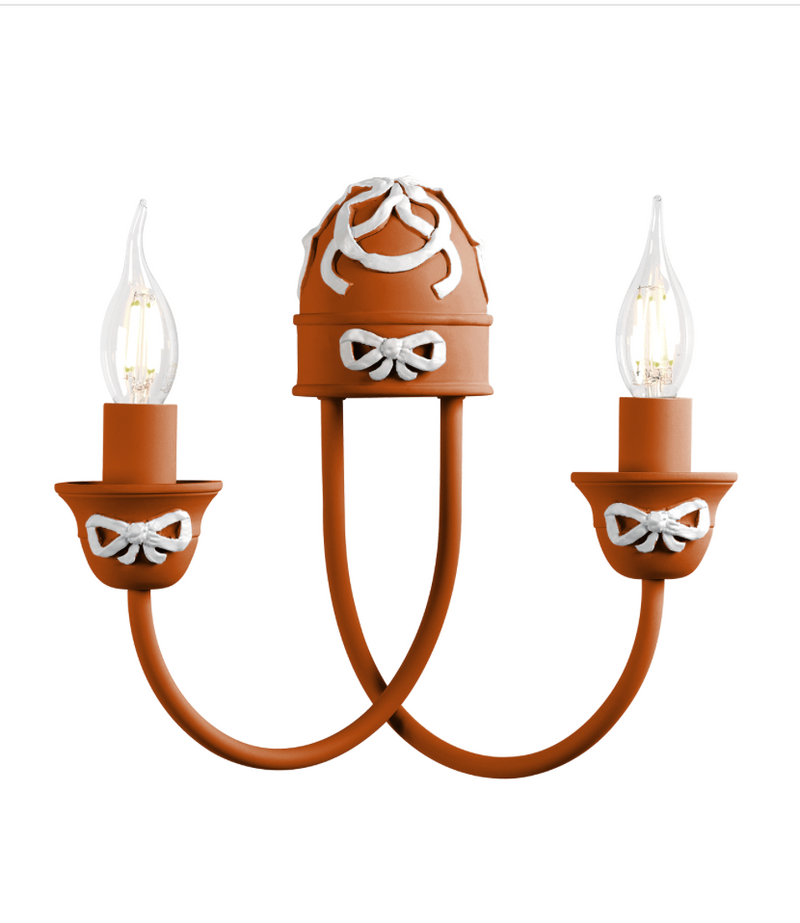 David Hunt Lighting Amelie 2 Light Marmalade Wall Light • AME0999