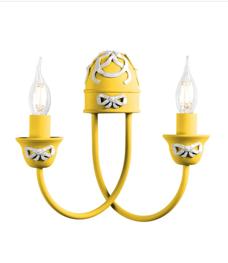 David Hunt Lighting Amelie 2 Light Lemondrop Wall Light • AME0999