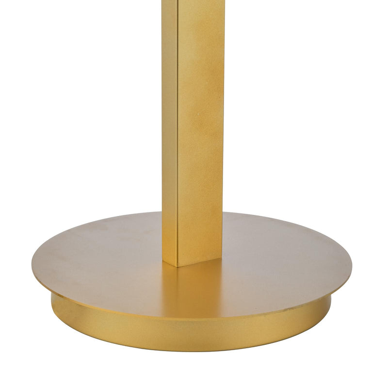 Dar Lighting Tauri Table Lamp Matt Gold and Opal Glass • TAU4235