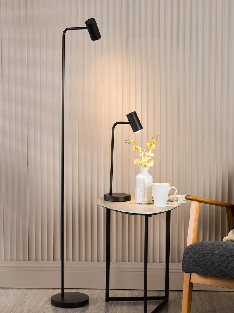 Dar Lighting Thierry Desk Lamp Matt Black • THI4122