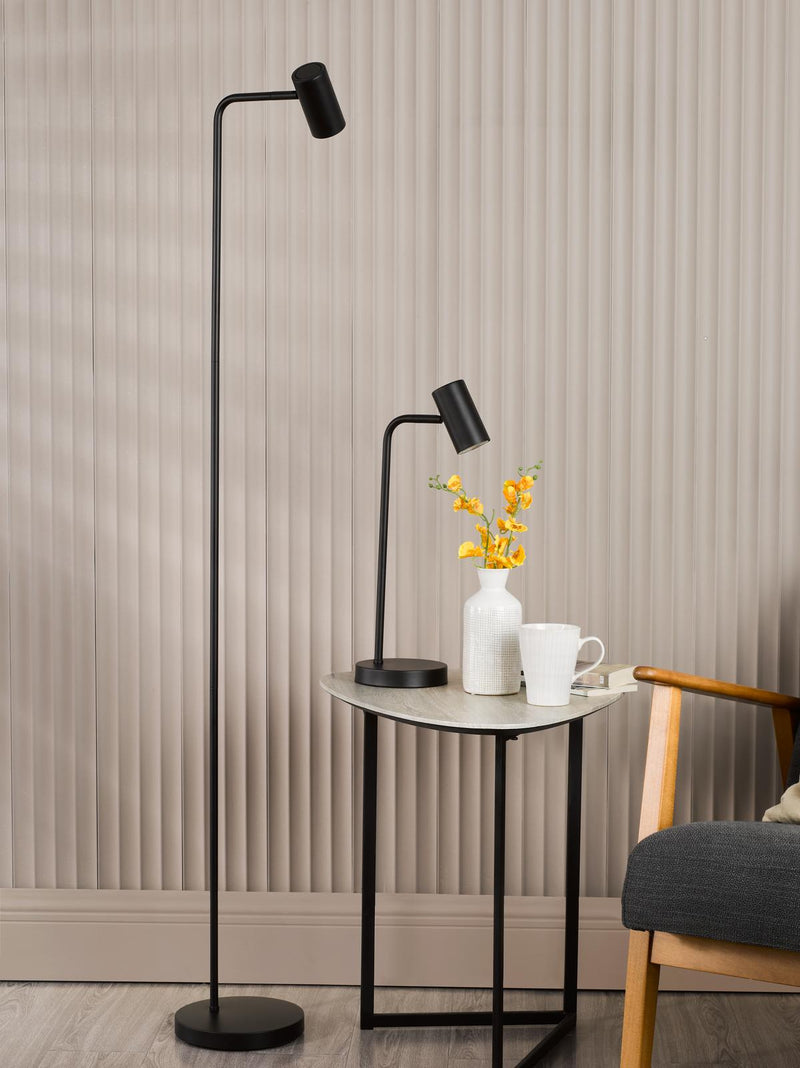 Dar Lighting Thierry Desk Lamp Matt Black • THI4122