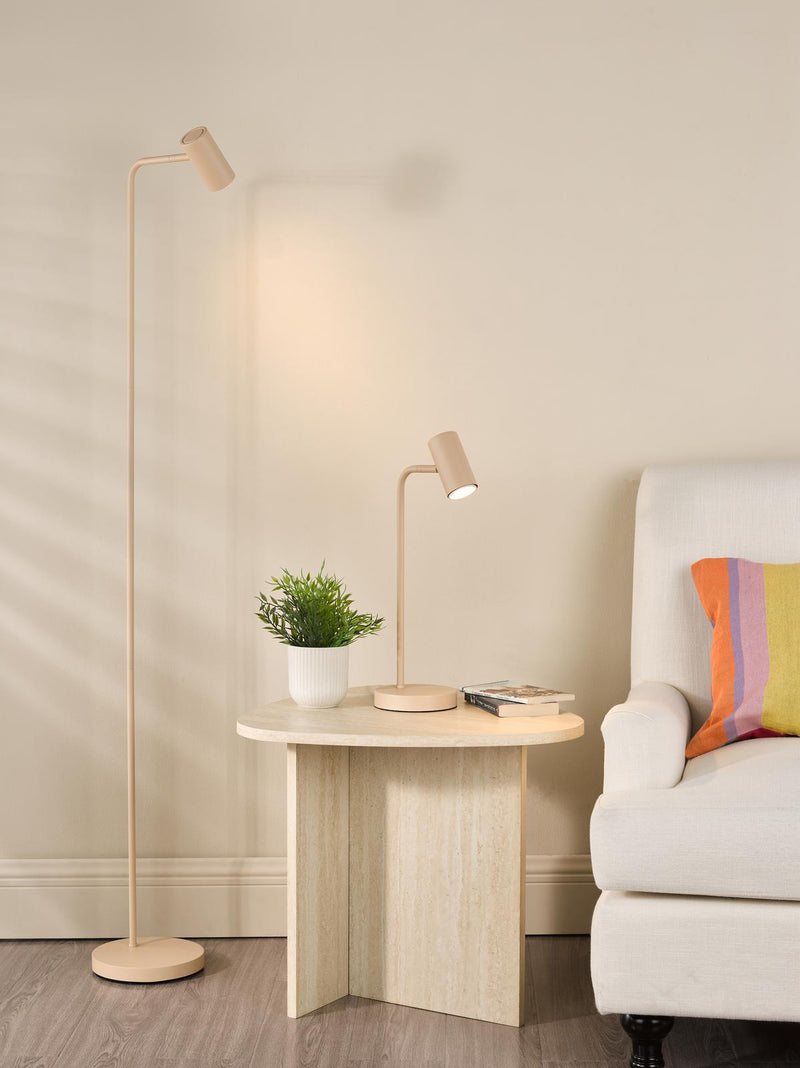 Dar Lighting Thierry Desk Lamp Matt Taupe • THI4129