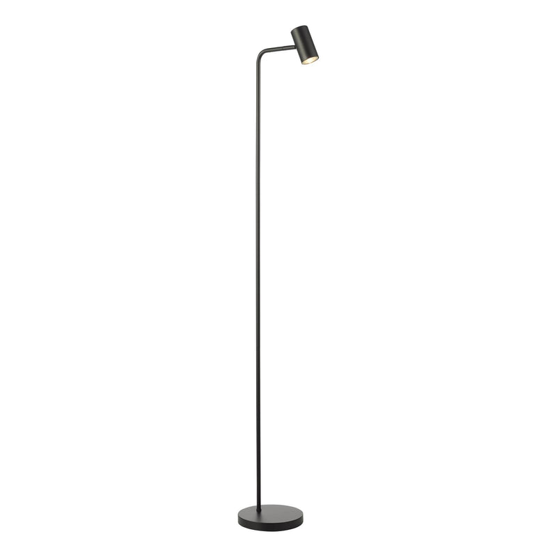 Dar Lighting Thierry Task Floor Lamp Matt Black • THI4922