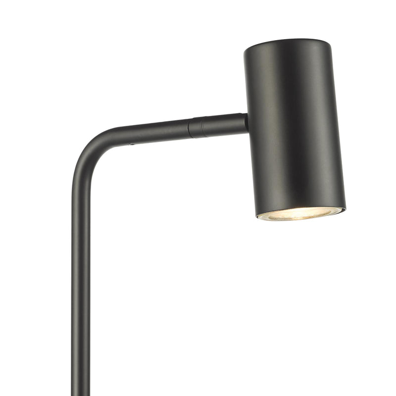 Dar Lighting Thierry Task Floor Lamp Matt Black • THI4922