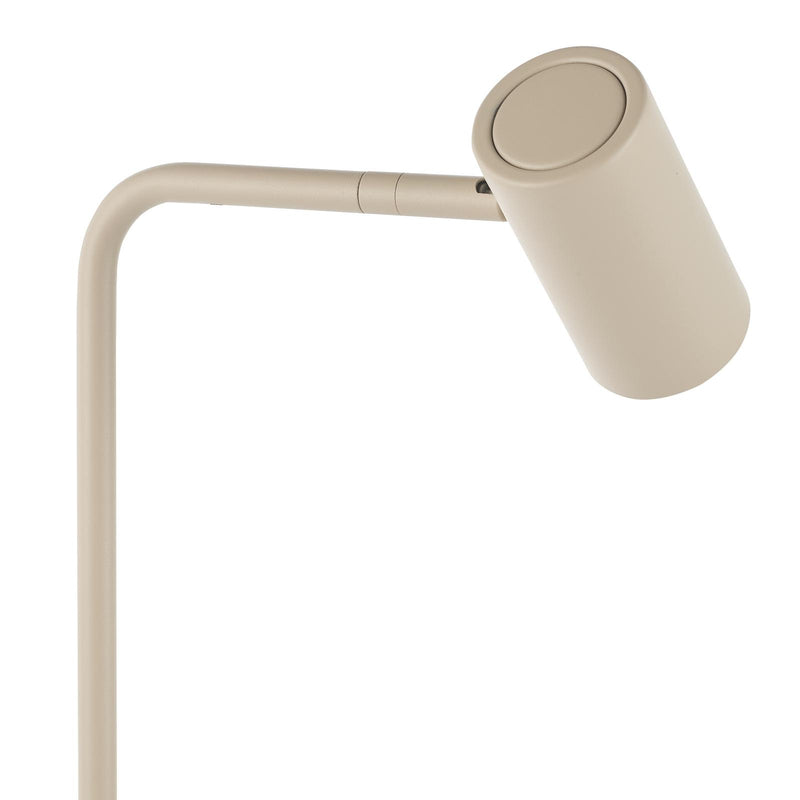 Dar Lighting Thierry Task Floor Lamp Matt Taupe • THI4929