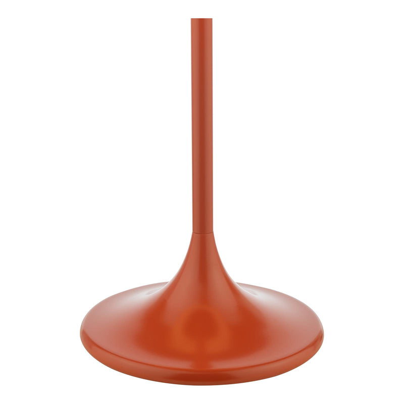 Dar Lighting Toledo Table Lamp Satin Orange With Shade • TOL4211