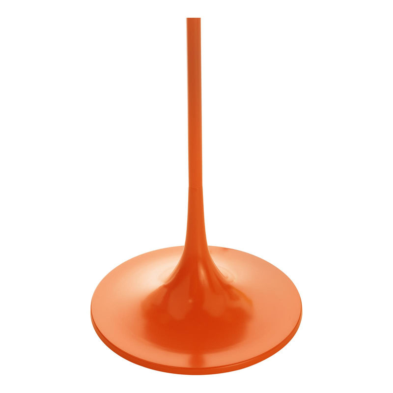 Dar Lighting Toledo Floor Lamp Satin Orange With Shade • TOL4911