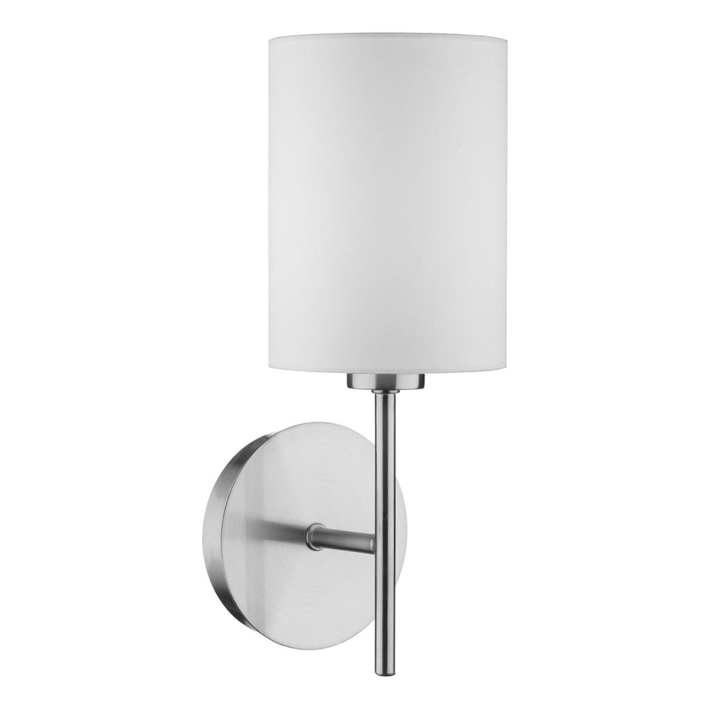 Dar Lighting Tuscan Single Wall Bracket Base Only Satin Chrome • TUS0746