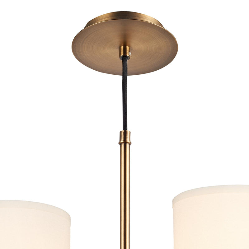 Dar Lighting Tyler 5lt Pendant Bronze Fitting Only • TYL0563