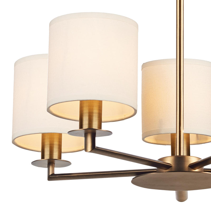 Dar Lighting Tyler 5lt Pendant Bronze Fitting Only • TYL0563