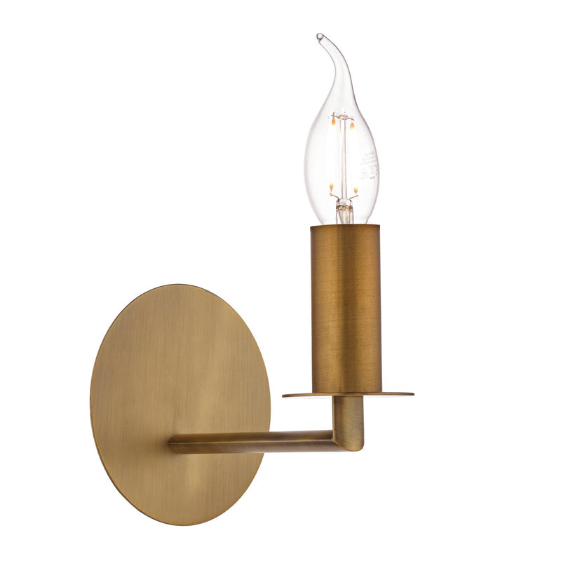 Dar Lighting Tyler Wall Light Bronze Fitting Only • TYL0763