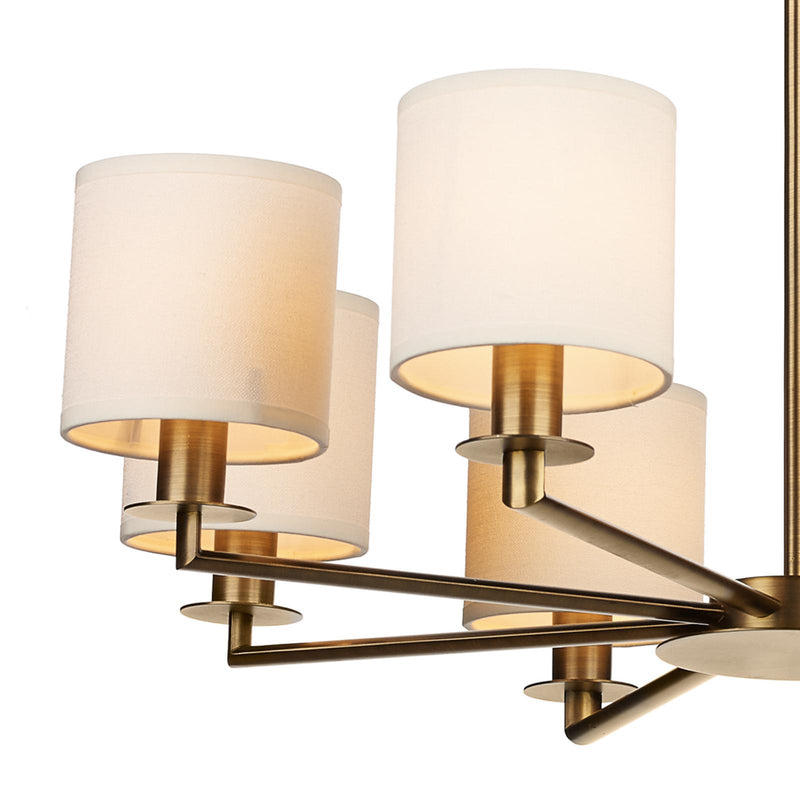 Dar Lighting Tyler 8lt Pendant Bronze Fitting Only • TYL0863