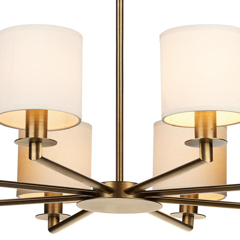 Dar Lighting Tyler 8lt Pendant Bronze Fitting Only • TYL0863