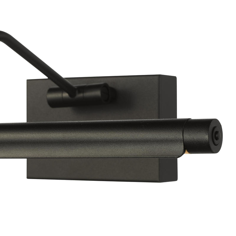 Dar Lighting Tyrus 35cm Picture Light Satin Black LED • TYR6622
