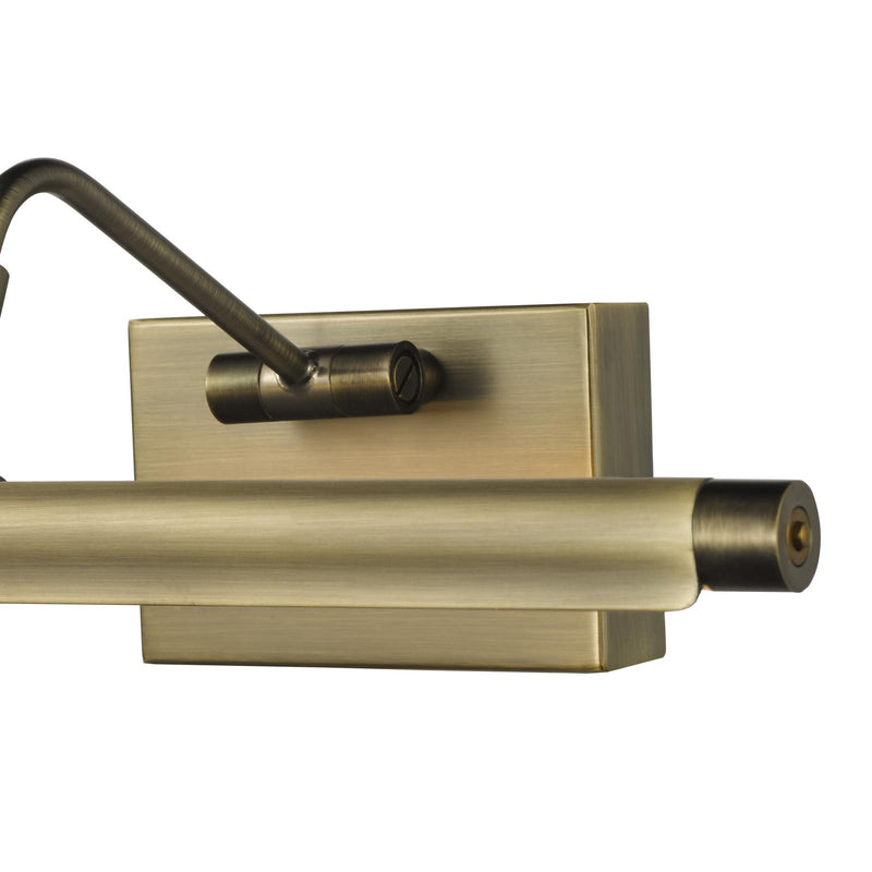 Dar Lighting Tyrus 35cm Picture Light Brushed Bronze LED • TYR6663