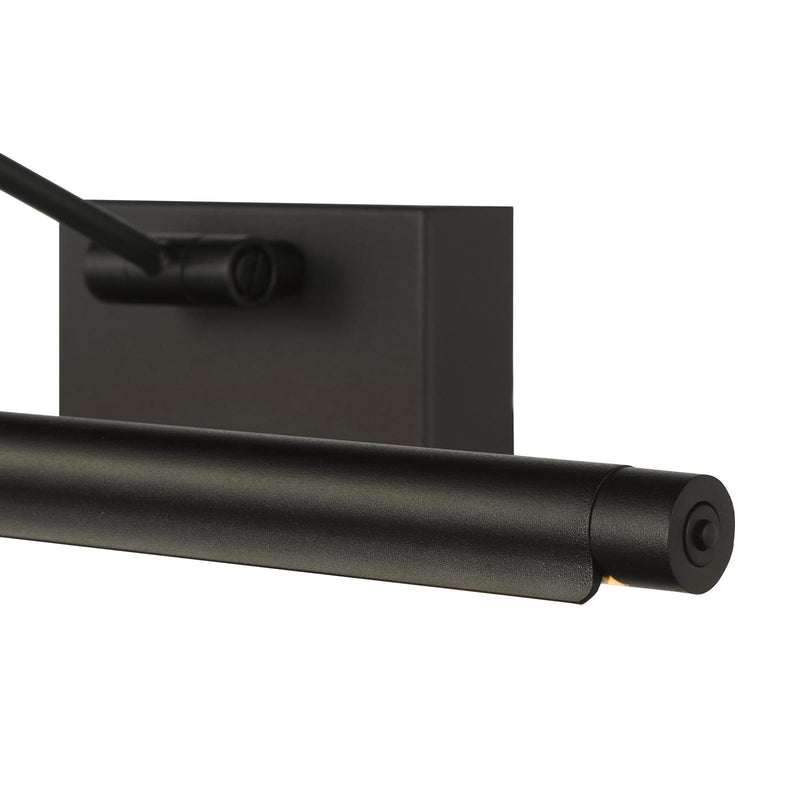 Dar Lighting Tyrus 50cm Picture Light Satin Black LED • TYR6922