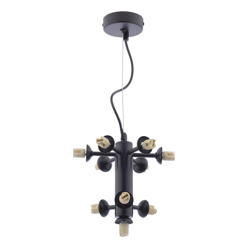 Dar Lighting Vine 10 Light Pendant Satin Black Fitting Only • VIN2322-F