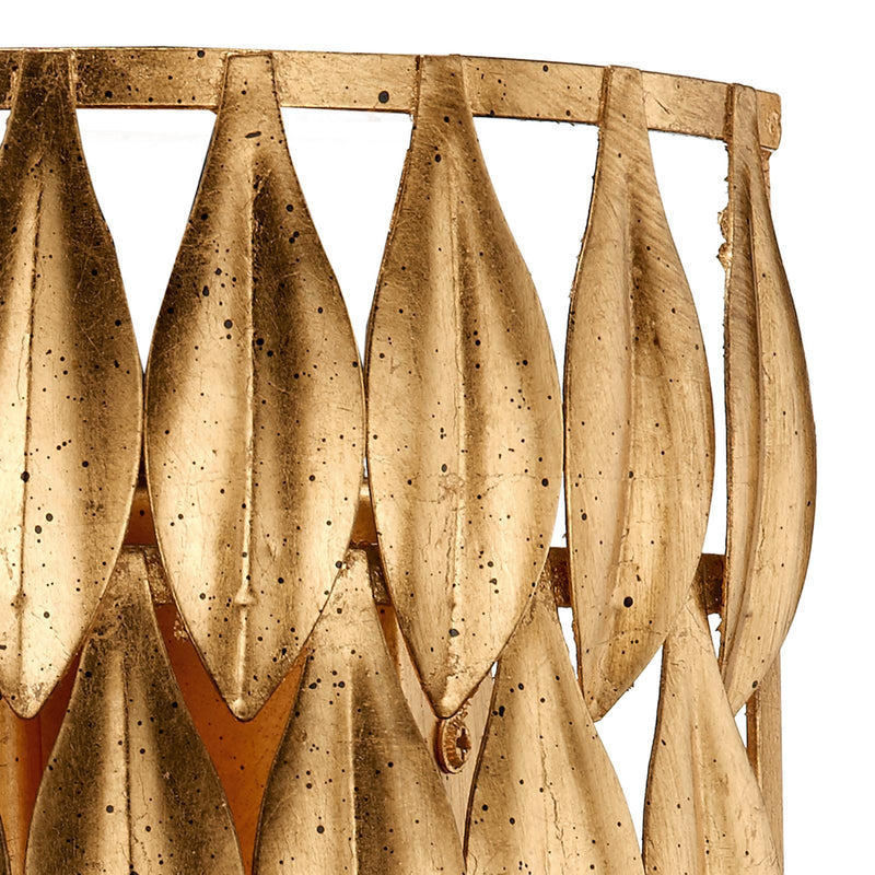 Dar Lighting Volcano Wall Light Gold • VOL0735