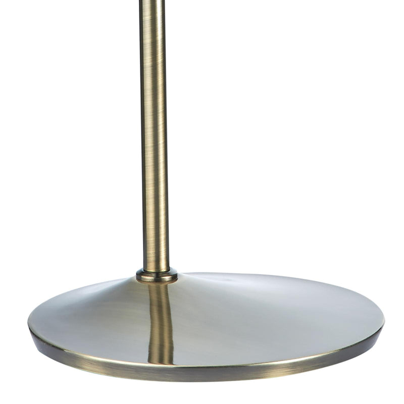 Dar Lighting Wellington Task Floor Lamp Antique Brass LED • WEL4975