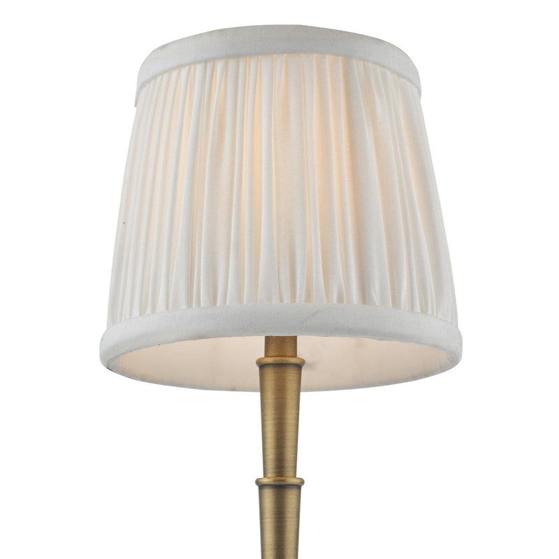Dar Lighting Wyman Rechargeable Table Lamp Matt Antique Brass Base Only LED • WYM4075