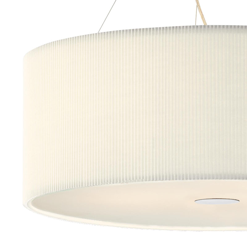Dar Lighting Zaragoza 6 Light Pendant Cream 90cm • ZAR0633