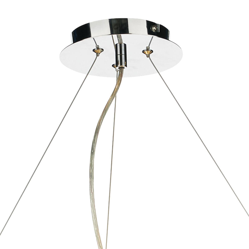 Dar Lighting Zaragoza 6 Light Pendant Cream 90cm • ZAR0633
