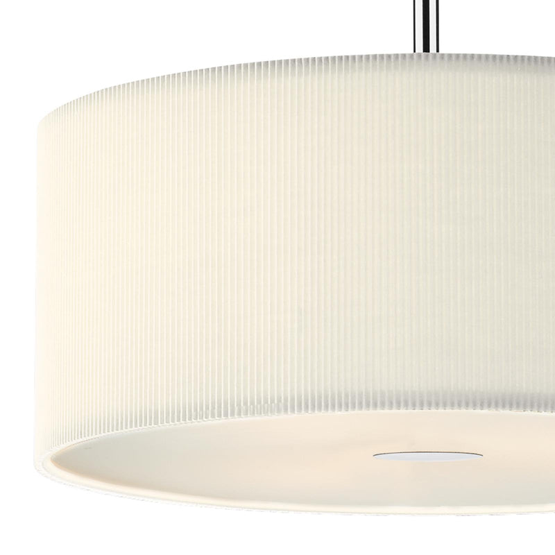 Dar Lighting Zaragoza 3 Light Pendant Cream 60cm • ZAR1733