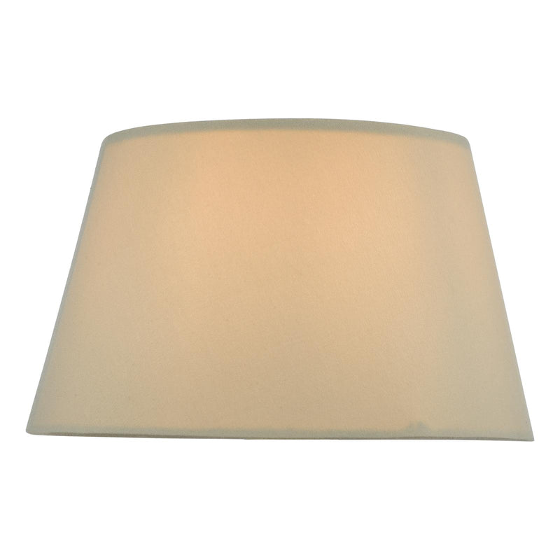 Dar Lighting Zira Taupe Faux Silk Candle Clip Shade 18cm • ZIR0739