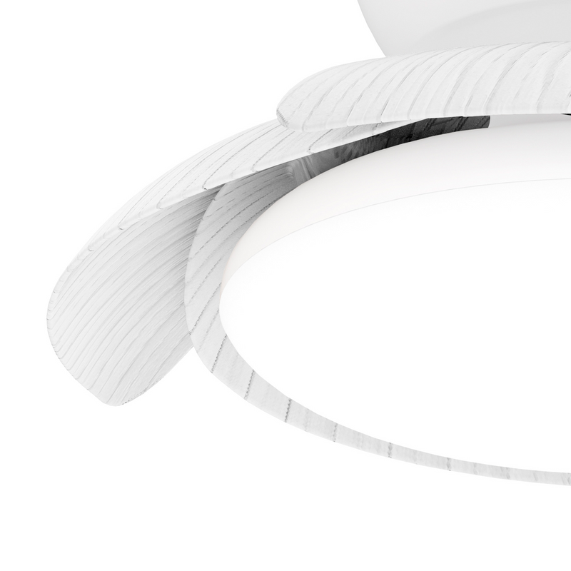 Mantra Aloha 45W LED Dimmable Ceiling Light With Built-In 30W DC Reversible Fan, White, 3500lm, 5yrs Warranty • M8233