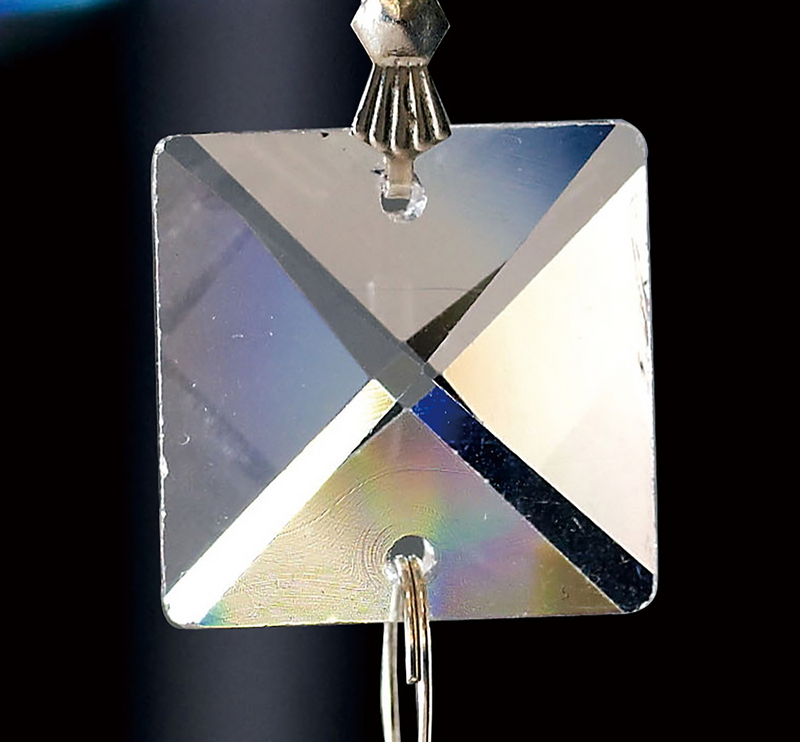 Diyas Crystal Square Without Ring Clear 24mm • C70045