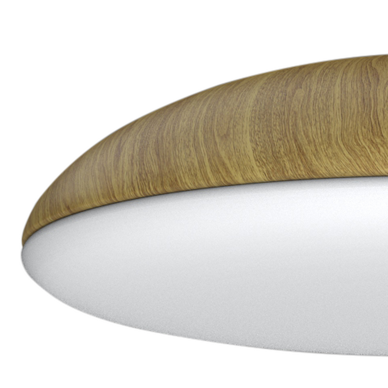 Mantra Kazz Ceiling 38cm Round, 4 Light Wood • M8133