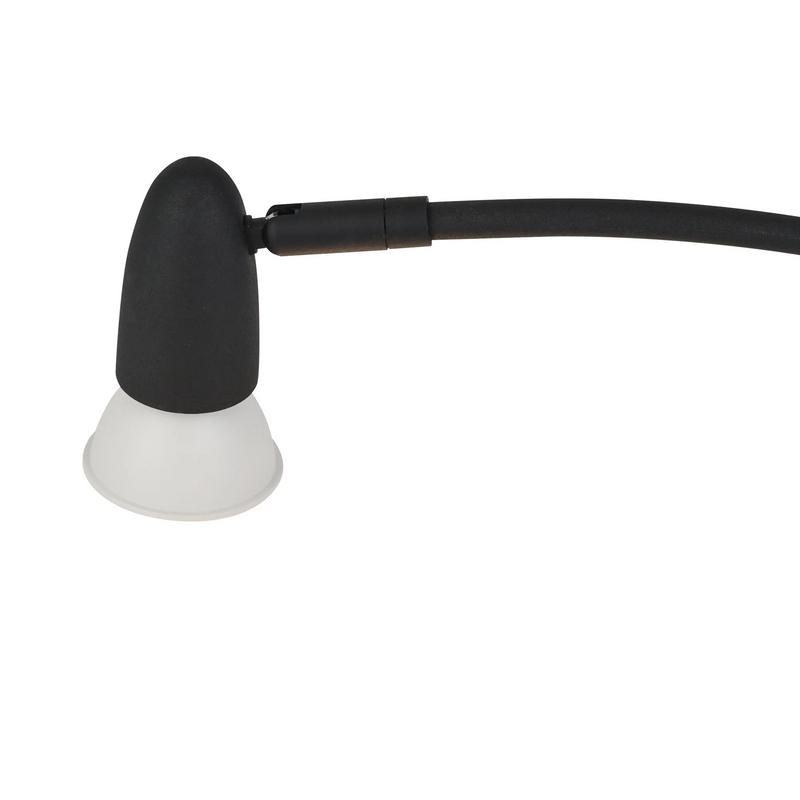 Deco Lex (Set Of 2) Type A Over Cabinet 1 Light GU10 With Adjustable Head And 2m Cable (No Plug) Black  • D1045BL