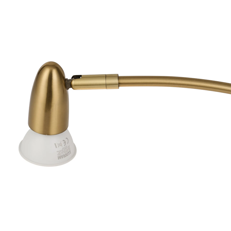 Deco Lex (Set Of 2) Type A Over Cabinet 1 Light GU10 With Adjustable Head And 2m Cable (No Plug) Brass  • D1045BR